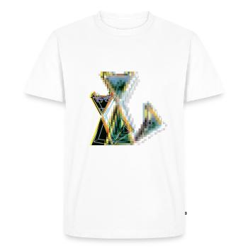 CAT VINGT ET UN - T-shirt Premium bio Homme - blanc - Devant - Nico (187cm)
