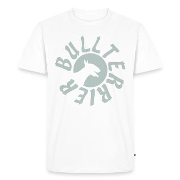 Bull Terrier Bull Terrier - T-shirt Premium bio Homme - blanc - Devant - Nico (187cm)