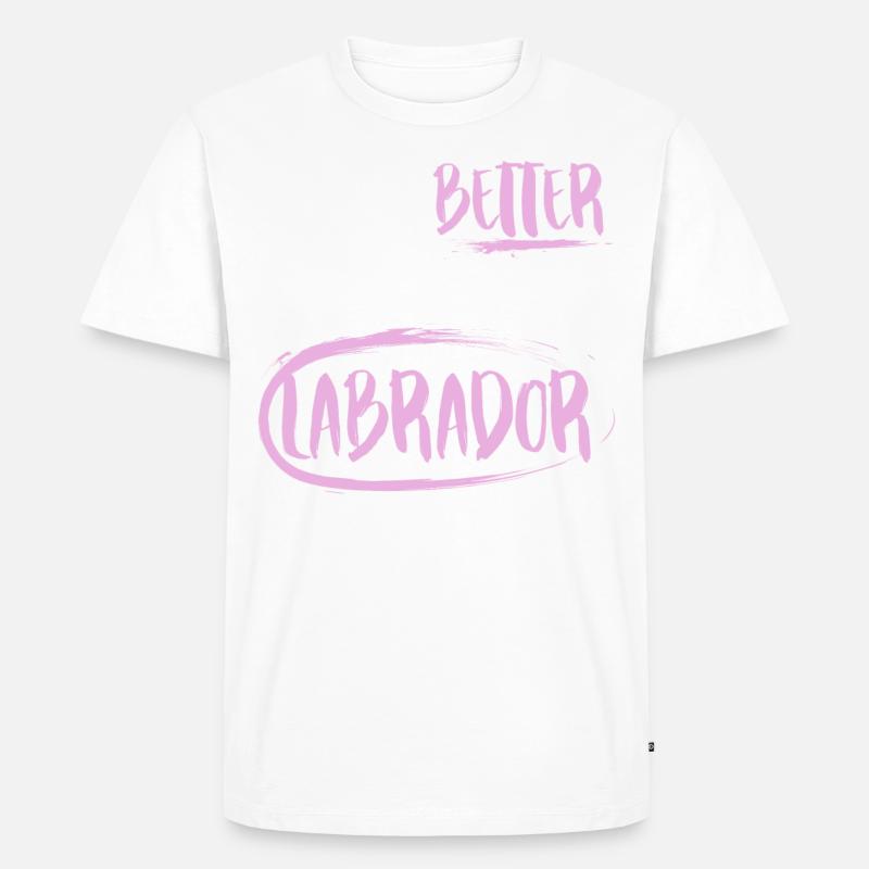 Labrador Hundespruch - Männer Premium Bio T-Shirt - undefined
