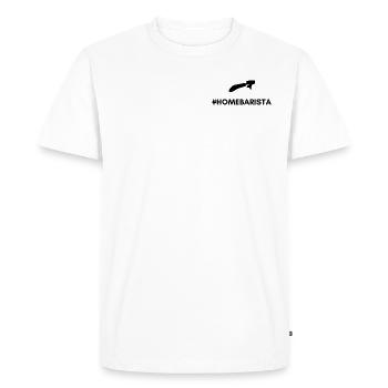 Homebarista Barista Sieve Carrier Espresso Machine - Men's Premium Organic T-Shirt - white - Front - Nico (187cm)