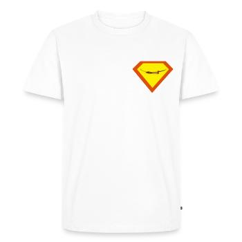 Glider Gliding Glider Glider Pilot Pilot - Men's Premium Organic T-Shirt - white - Front - Nico (187cm)