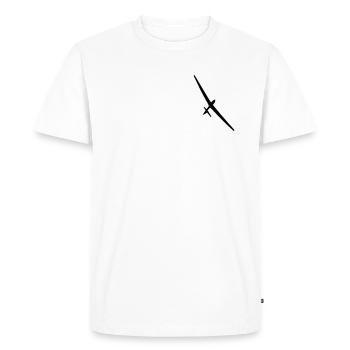 Planeur Vol à voile Planeur Planeur Planeur - T-shirt Premium bio Homme - blanc - Devant - Nico (187cm)