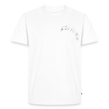 Une ouverture sur le Japon en petit - T-shirt Premium bio Homme - blanc - Devant - Nico (187cm)