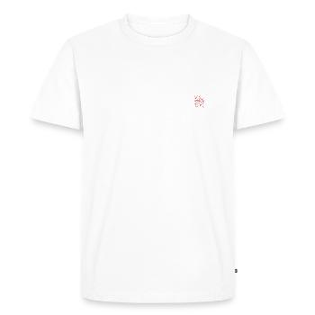 Souvenir des rues parisiennes - T-shirt Premium bio Homme - blanc - Devant - Nico (187cm)