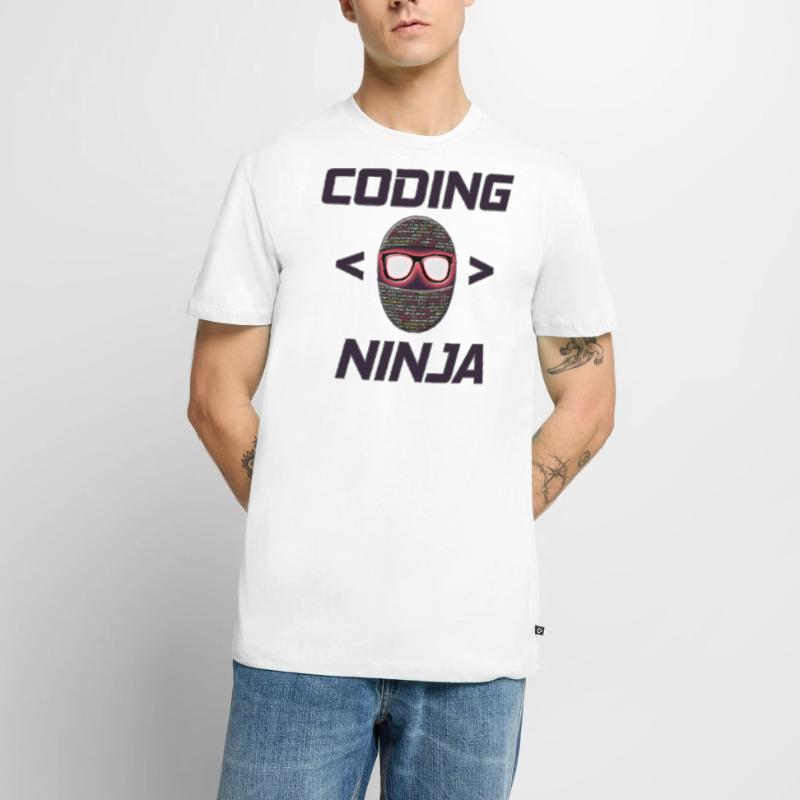 Programmer, Coding Ninja, Gift Men's Premium Organic T-Shirt