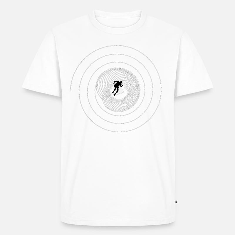 Schwindel - Männer Premium Bio T-Shirt - Weiß