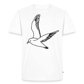 Mouette - T-shirt Premium bio Homme - blanc - Devant - Nico (187cm)