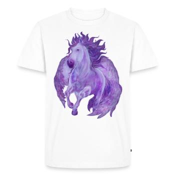 Pégase - T-shirt Premium bio Homme - blanc - Devant - Nico (187cm)