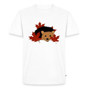 Autumn - Men's Premium Organic T-Shirt - white - Front - Nico (187cm)