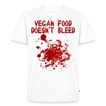 Veganism Vegan - Men's Premium Organic T-Shirt - white - Front - Nico (187cm)