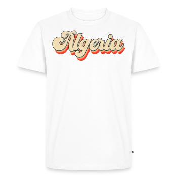 Algeria - Men's Premium Organic T-Shirt - white - Front - Nico (187cm)