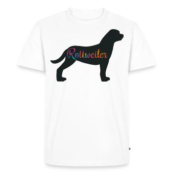 Rottweiler Rottweiler Owner Dog Owner - Men's Premium Organic T-Shirt - white - Front - Nico (187cm)