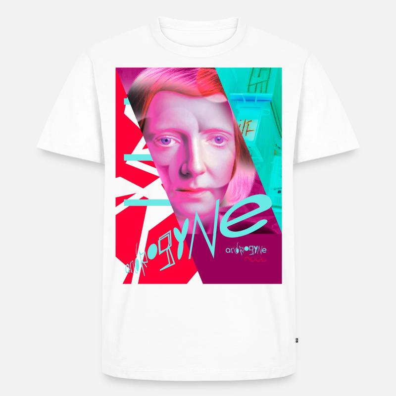 Androgyn - Männer Premium Bio T-Shirt - Weiß
