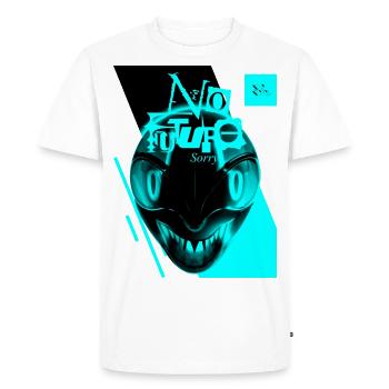 No Future, sorry... - T-shirt Premium bio Homme - blanc - Devant - Nico (187cm)