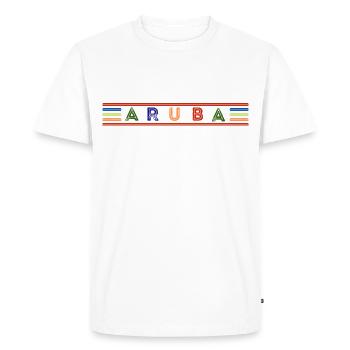 ARUBA - T-shirt Premium bio Homme - blanc - Devant - Nico (187cm)