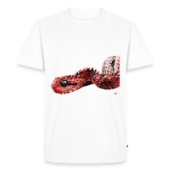 Caput Draconis - T-shirt Premium bio Homme - blanc - Devant - Nico (187cm)