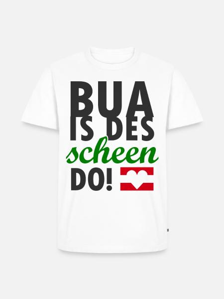 Styrian Austria dialect - Men's Premium Organic T-Shirt - white
