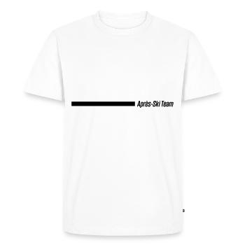 apres ski team - Men's Premium Organic T-Shirt - white - Front - Nico (187cm)