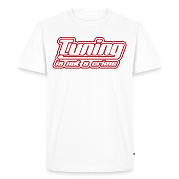 Cartuning Scooter Tuning - Men's Premium Organic T-Shirt - white - Front - Nico (187cm)
