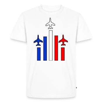 Patrouille de France airshow air force - Men's Premium Organic T-Shirt - white - Front - Nico (187cm)