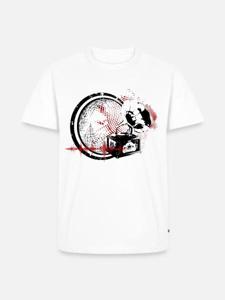 Grammofon - Männer Premium Bio T-Shirt -