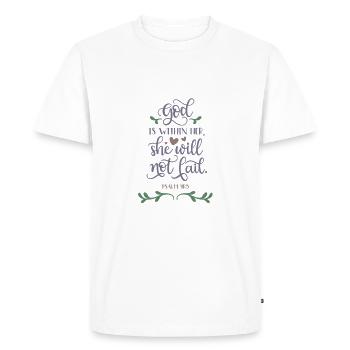 Bible versets de la bible dictons chrétiens jésus dieu - T-shirt Premium bio Homme - blanc - Devant - Nico (187cm)