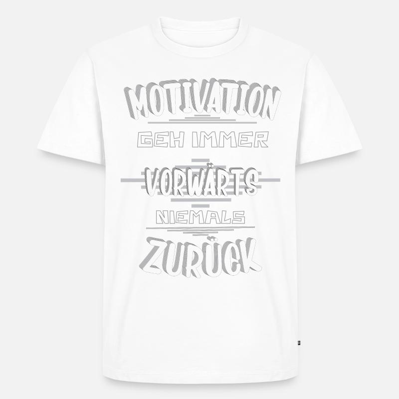 Motivation geh Vorwärts - Männer Premium Bio T-Shirt - undefined