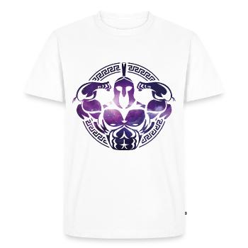 Muscles spartiates - T-shirt Premium bio Homme - blanc - Devant - Nico (187cm)