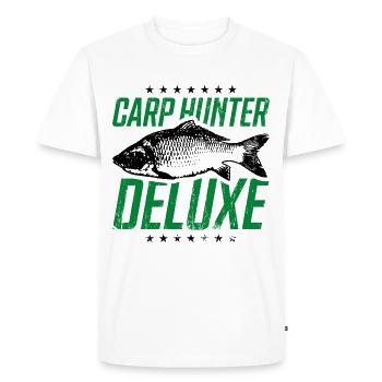 Carpes Pêche pêche - T-shirt Premium bio Homme - blanc - Devant - Nico (187cm)