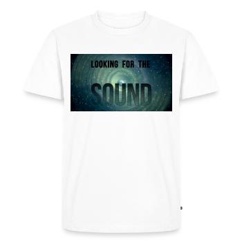 LOOKINGFORTHESOUND 2 - Men's Premium Organic T-Shirt - white - Front - Nico (187cm)