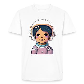 Astronaute mignon #2 - T-shirt Premium bio Homme - blanc - Devant - Nico (187cm)