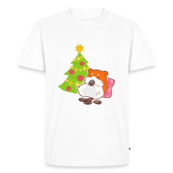 mess - T-shirt Premium bio Homme - blanc - Devant - Nico (187cm)