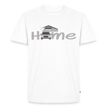 Roof Tent Camper Home Gift - Men's Premium Organic T-Shirt - white - Front - Nico (187cm)