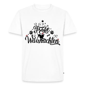 Joyeux Waunachten - T-shirt Premium bio Homme - blanc - Devant - Nico (187cm)