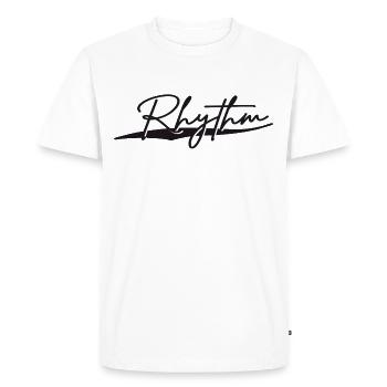 Rhythm Rhythm Music Music Dancer Dance - Men's Premium Organic T-Shirt - white - Front - Nico (187cm)
