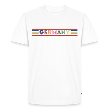 Germany - T-shirt Premium bio Homme - blanc - Devant - Nico (187cm)