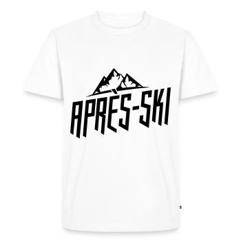 apres ski team - Men's Premium Organic T-Shirt - white - Front - Nico (187cm)