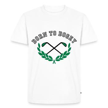 Né à Bogey - T-shirt Premium bio Homme - blanc - Devant - Nico (187cm)