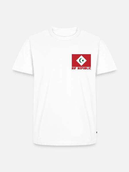 Rif Republic - Men's Premium Organic T-Shirt - white