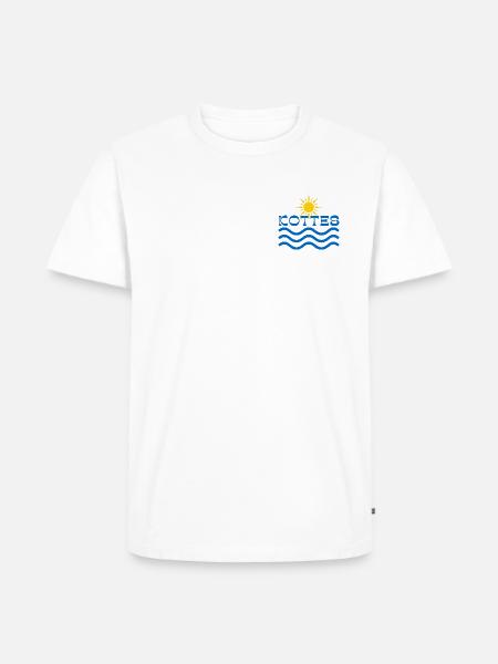 Kottes Sun Waves - Men's Premium Organic T-Shirt - white