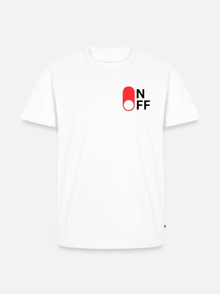 ON/OFF mode - Men's Premium Organic T-Shirt - white
