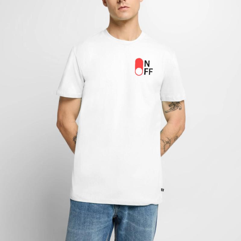 ON / OFF Modus Männer Premium Bio T-Shirt