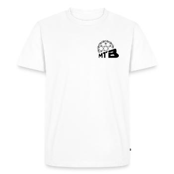 Disque de frein VTT - T-shirt Premium bio Homme - blanc - Devant - Nico (187cm)