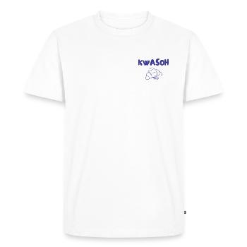 Croissant Kvasoh Illustration - T-shirt Premium bio Homme - blanc - Devant - Nico (187cm)