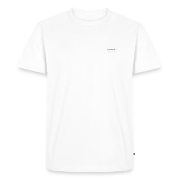 Clean Mind Minimal Typography - T-shirt Premium bio Homme - blanc - Devant - Nico (187cm)