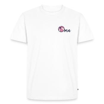 Grand-mère de water-polo - T-shirt Premium bio Homme - blanc - Devant - Nico (187cm)
