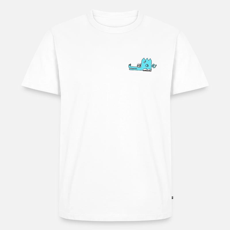 Cindor der Drache - Männer Premium Bio T-Shirt - Weiß