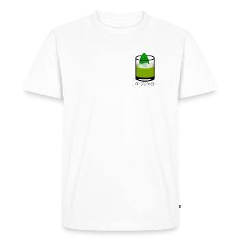 Gin Basil Smash Cocktail Alcool - T-shirt Premium bio Homme - blanc - Devant - Nico (187cm)
