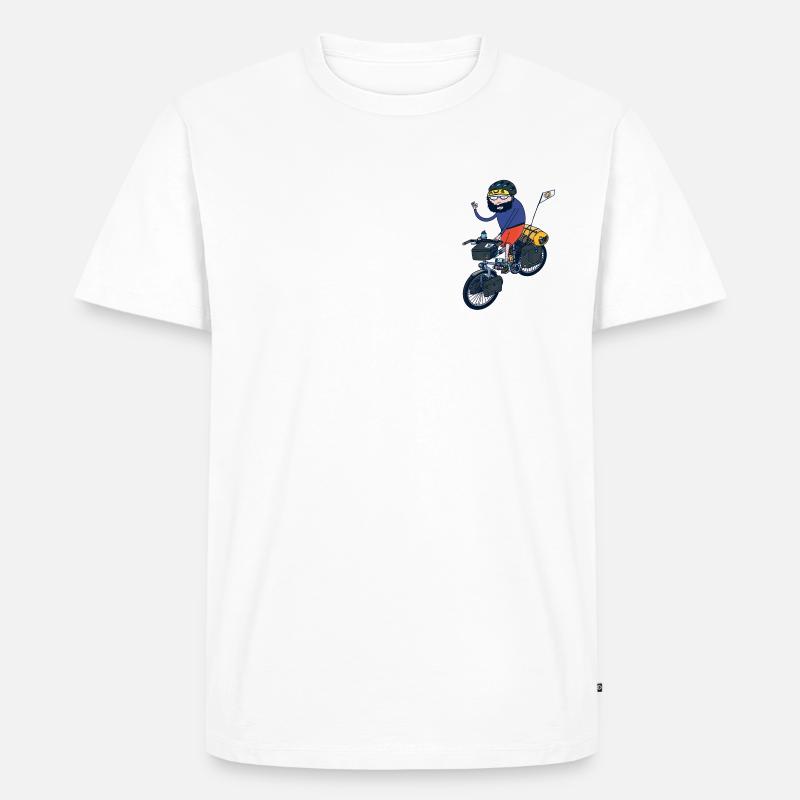 Christopher - Männer Premium Bio T-Shirt - Weiß