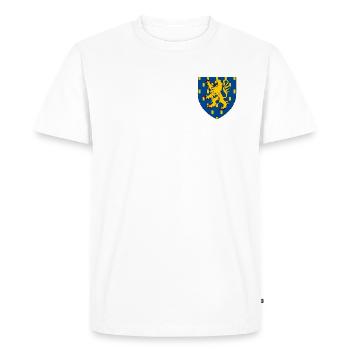 Blason de l'Orxois - T-shirt Premium bio Homme - blanc - Devant - Nico (187cm)